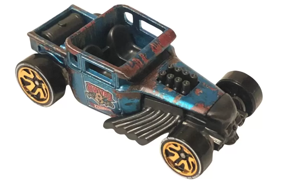Foto da miniatura Hot Wheels Bone Shaker na cor Azul