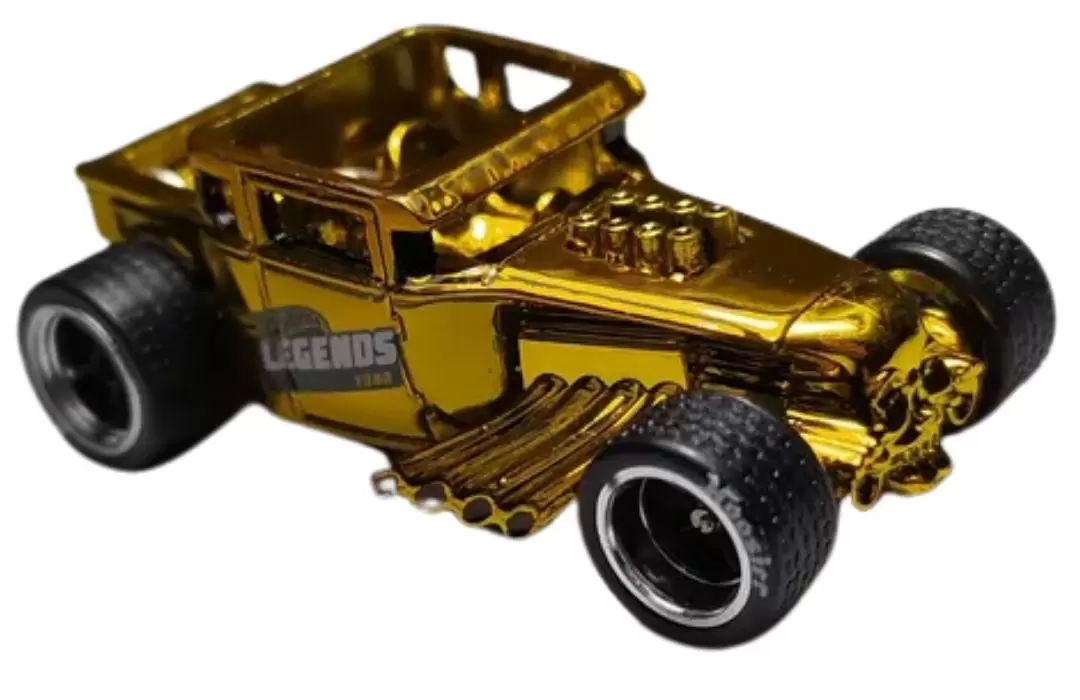 Foto da miniatura Hot Wheels Bone Shaker na cor Dourado