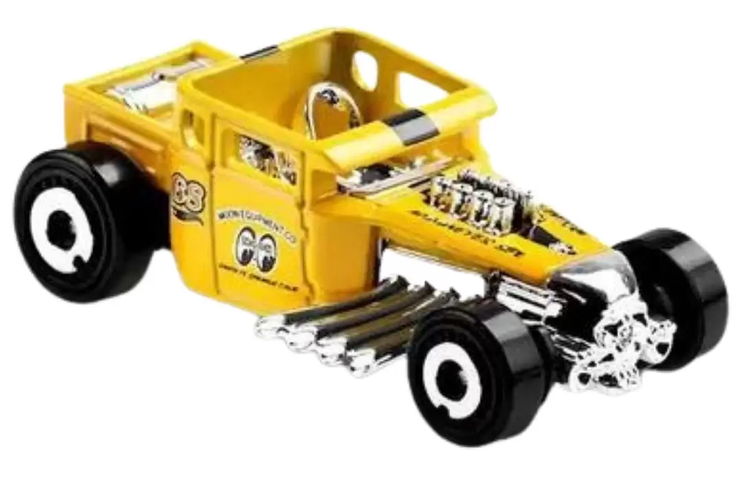 Foto da miniatura Hot Wheels Bone Shaker na cor Amarelo