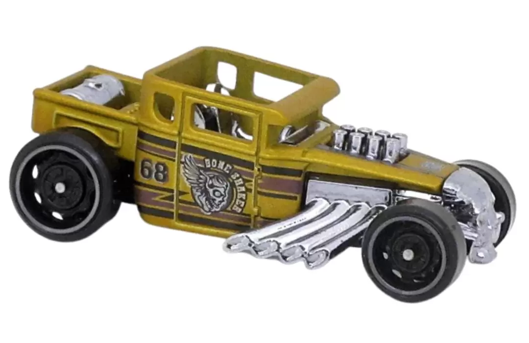 Foto da miniatura Hot Wheels Bone Shaker na cor Dourado