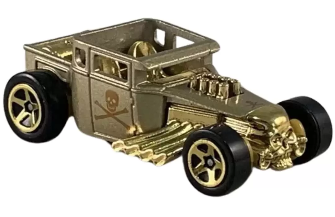 Foto da miniatura Hot Wheels Bone Shaker na cor Dourado