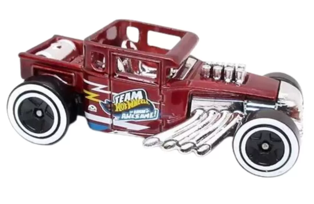 Foto da miniatura Hot Wheels Bone Shaker na cor Vermelho