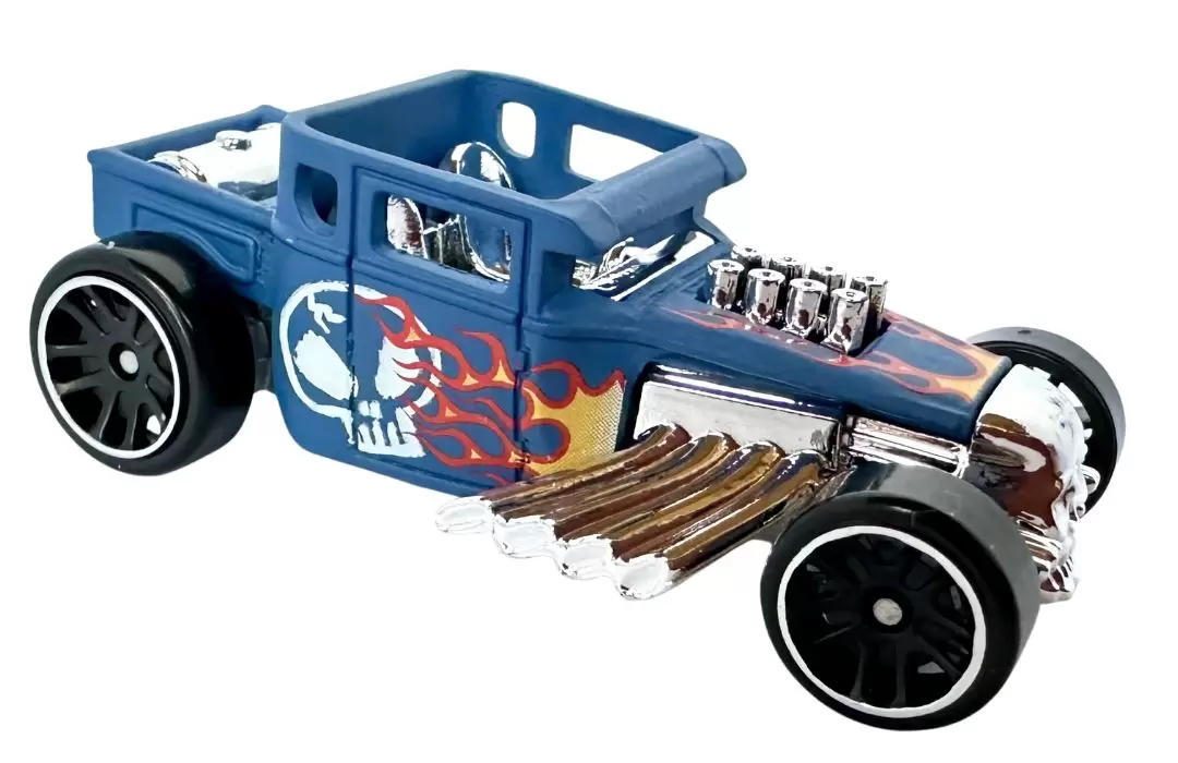 Foto da miniatura Hot Wheels Bone Shaker na cor Azul