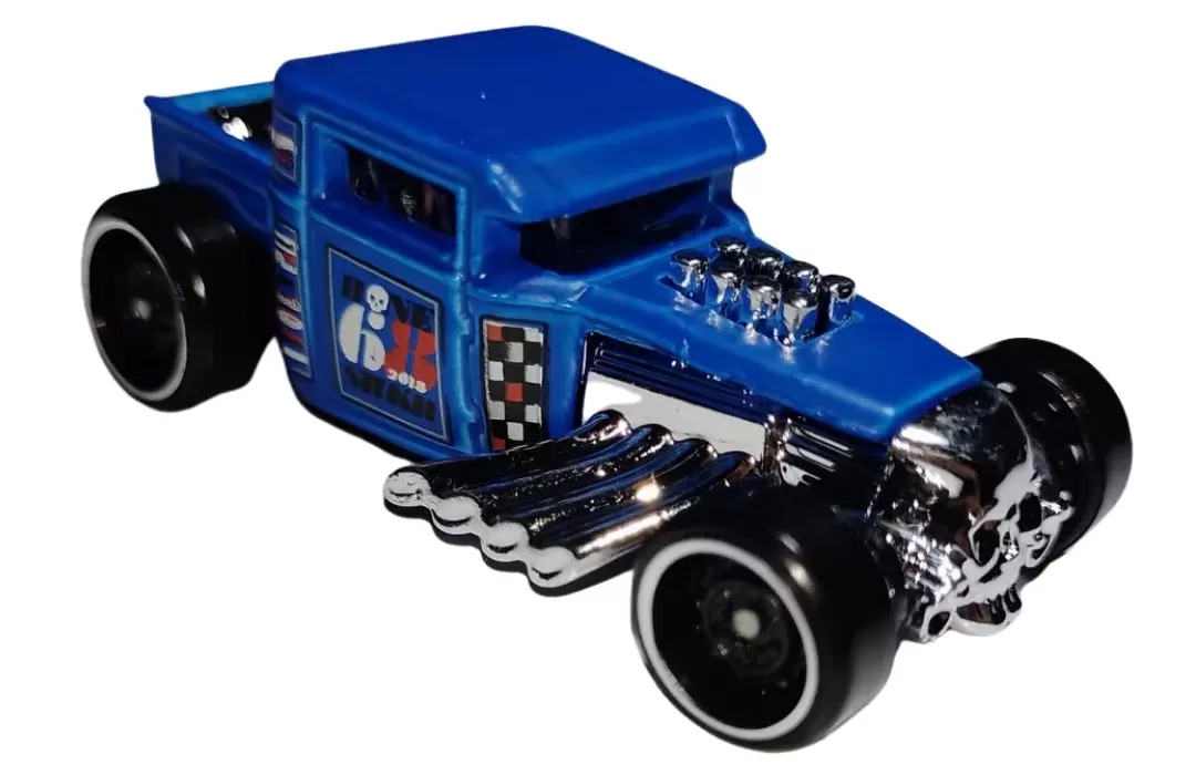 Foto da miniatura Hot Wheels Bone Shaker na cor Azul
