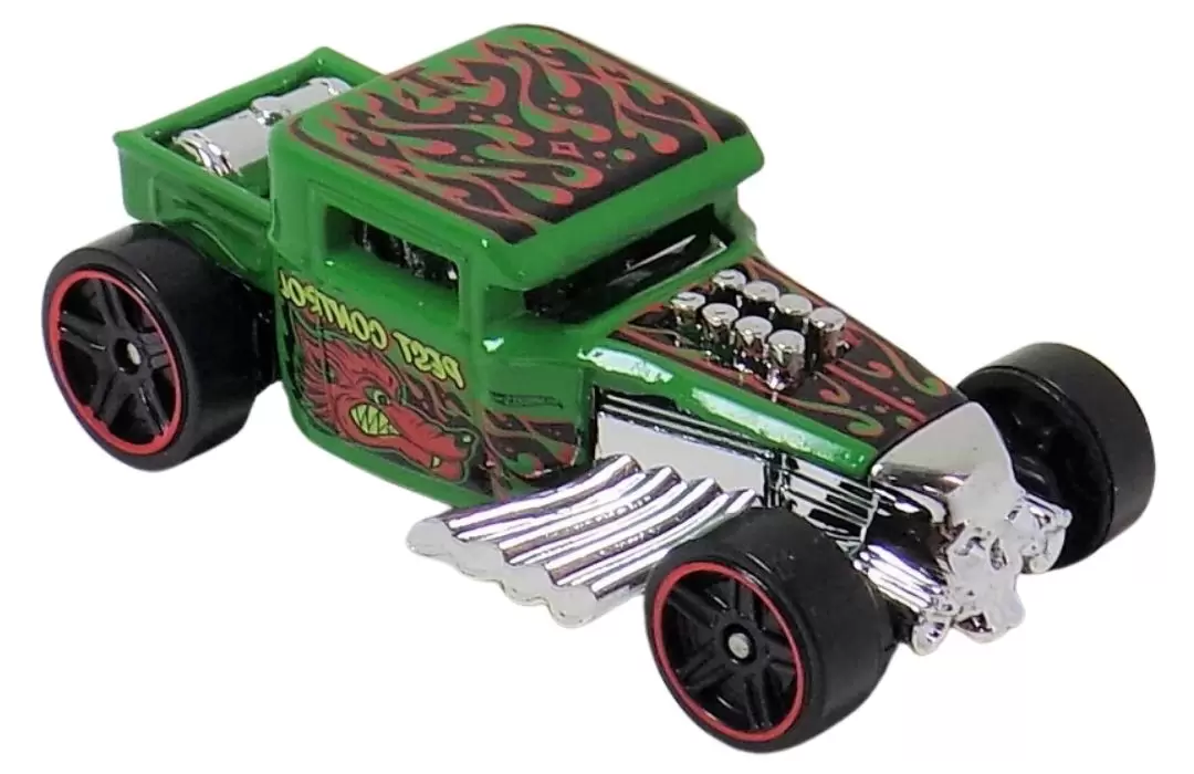 Foto da miniatura Hot Wheels Bone Shaker na cor Verde