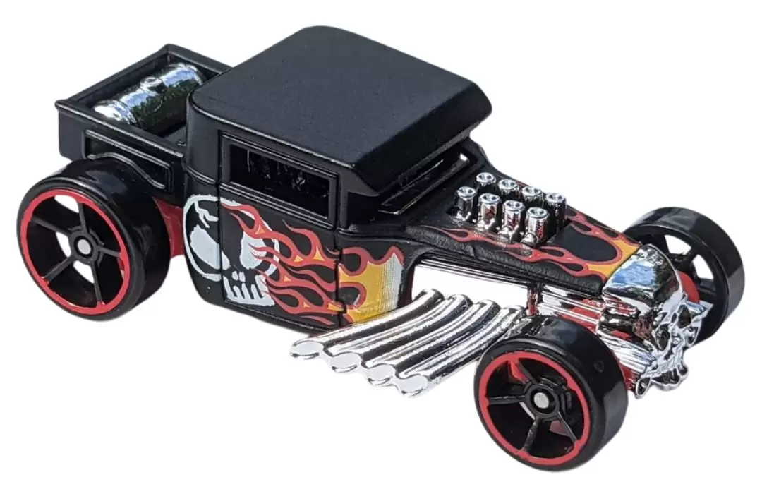Foto da miniatura Hot Wheels Bone Shaker na cor Preto