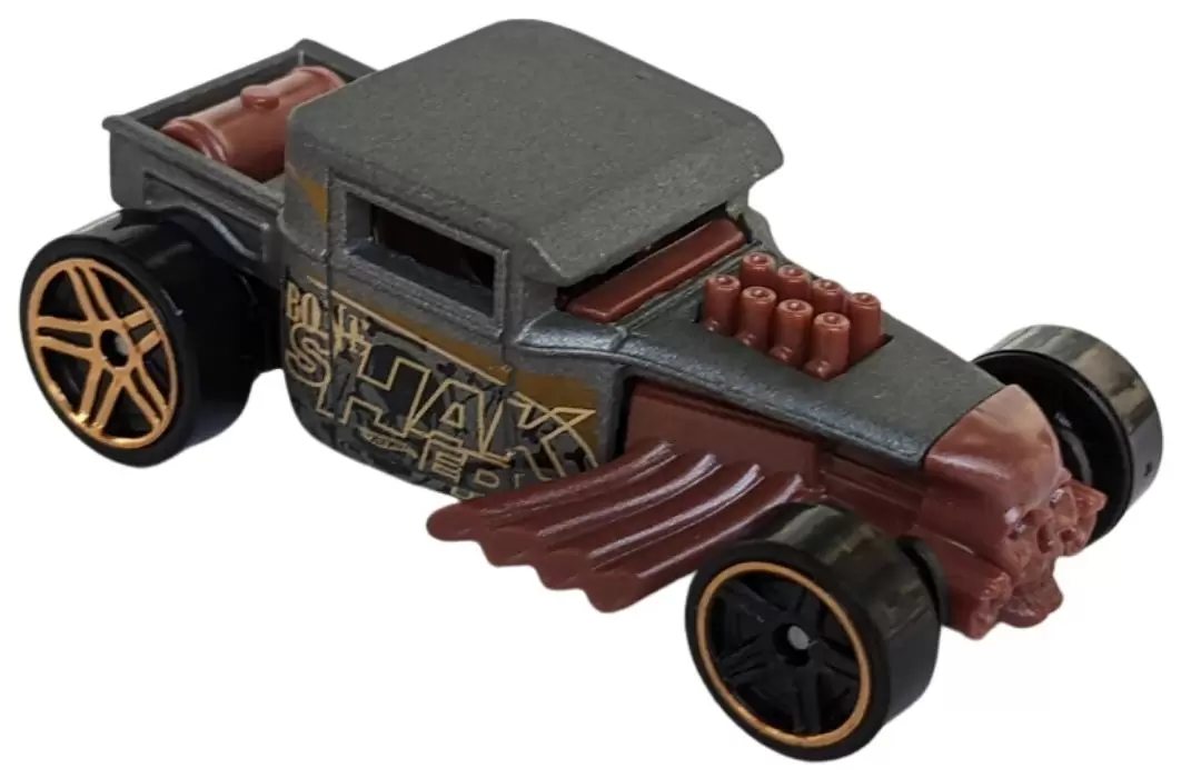Foto da miniatura Hot Wheels Bone Shaker na cor Cinza