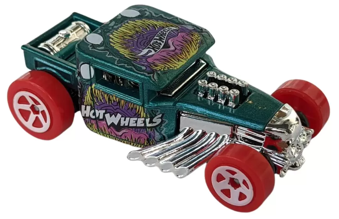 Foto da miniatura Hot Wheels Bone Shaker na cor Verde