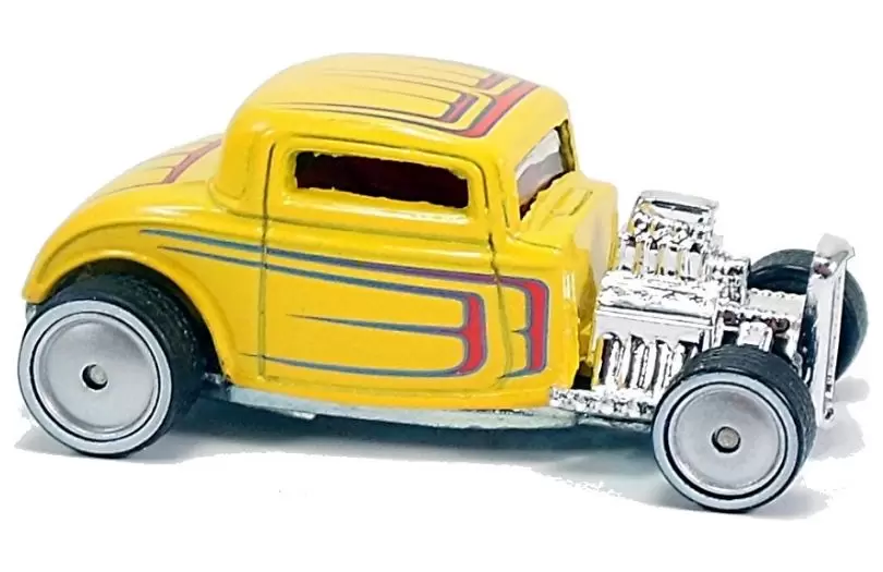 Foto da miniatura Hot Wheels 32 Ford na cor Amarelo