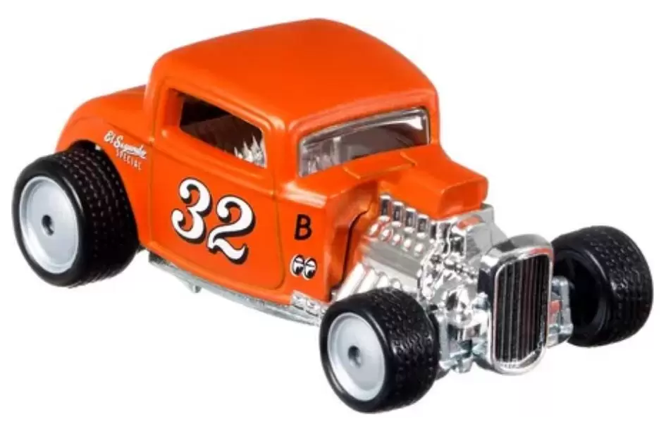 Foto da miniatura Hot Wheels 32 Ford na cor Laranja