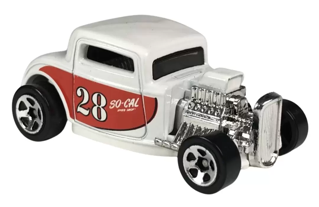 Foto da miniatura Hot Wheels 32 Ford na cor Branco