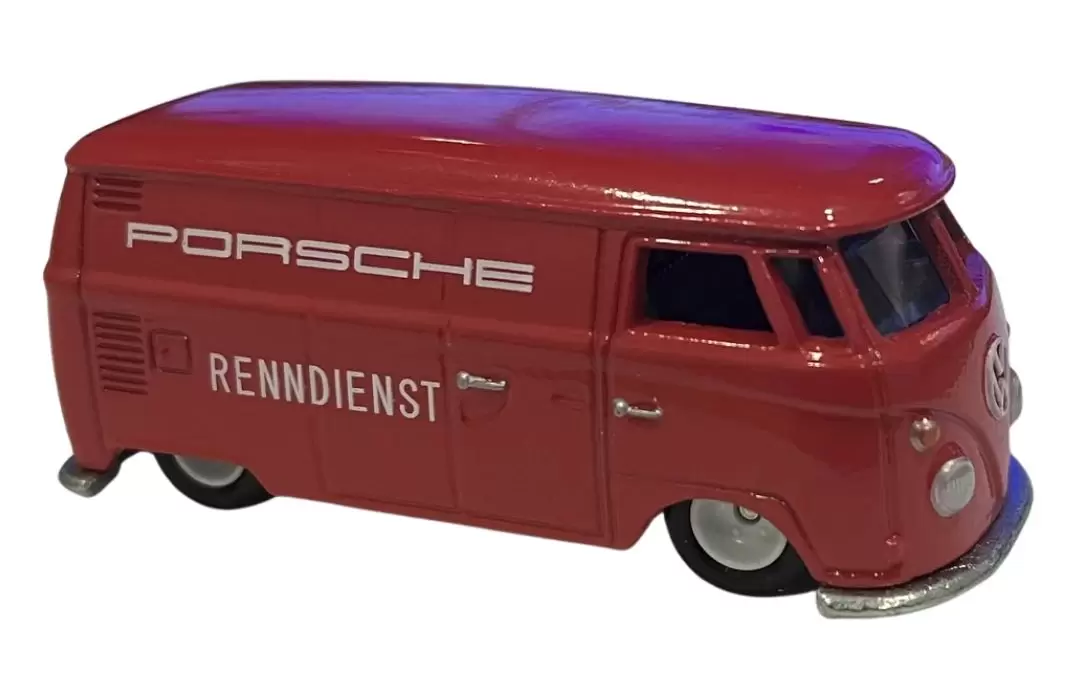 Foto da miniatura Hot Wheels Volkswagen T1 Panel Bus (Kombi) na cor Vermelho