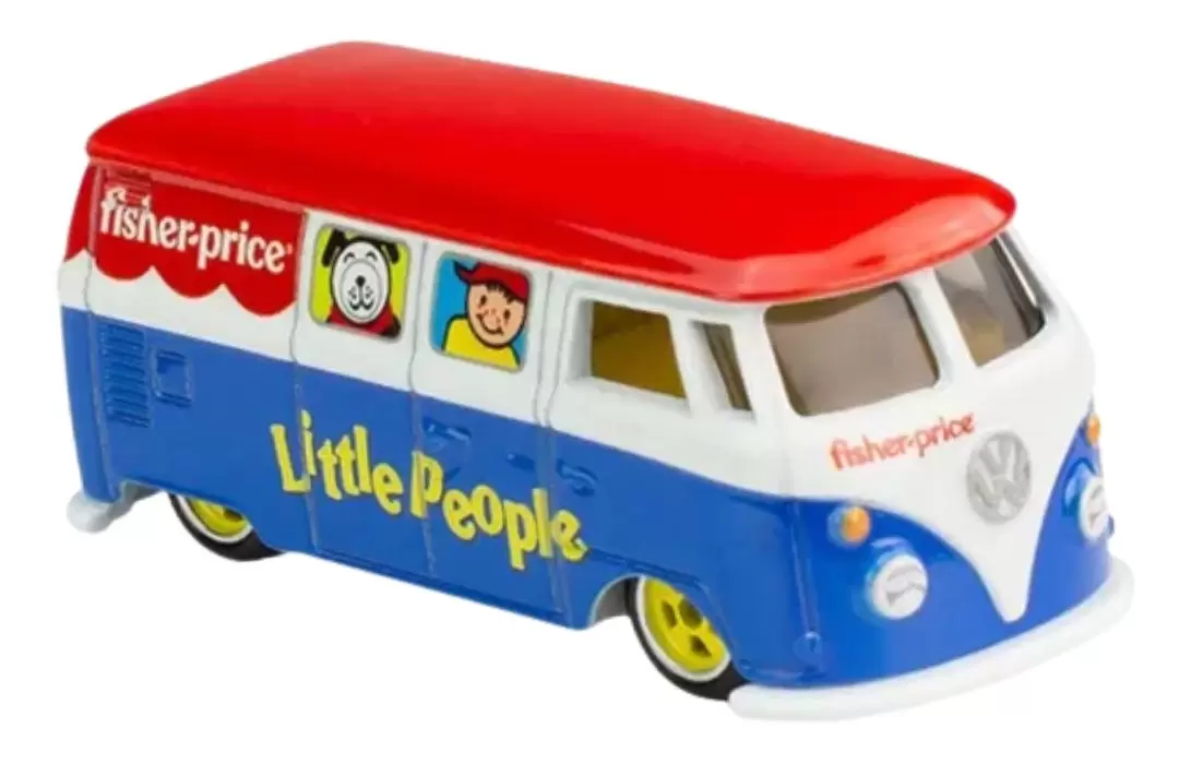 Foto da miniatura Hot Wheels Volkswagen T1 Panel Bus (Kombi) na cor Azul