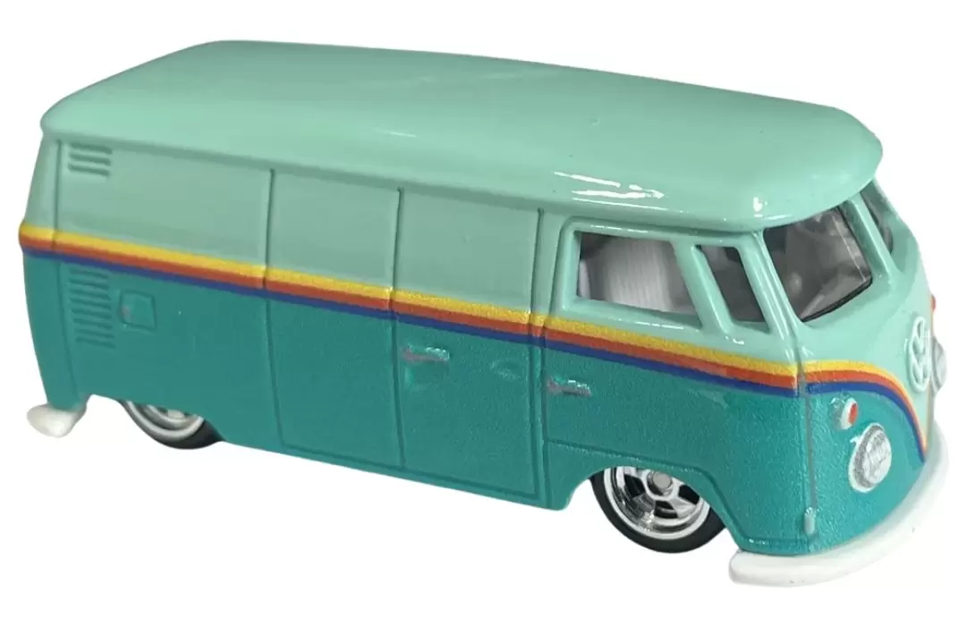 Foto da miniatura Hot Wheels Volkswagen T1 Panel Bus (Kombi) na cor Verde
