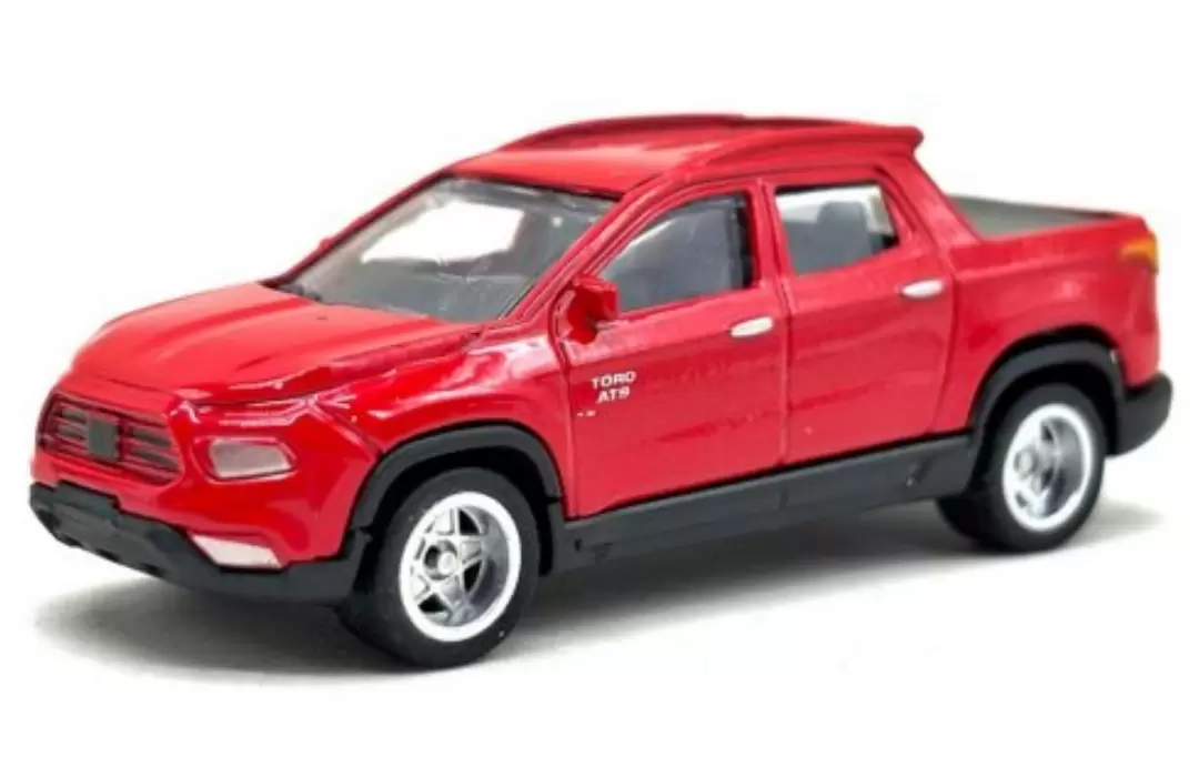 Foto da miniatura CKS Fiat Toro na cor Vermelho