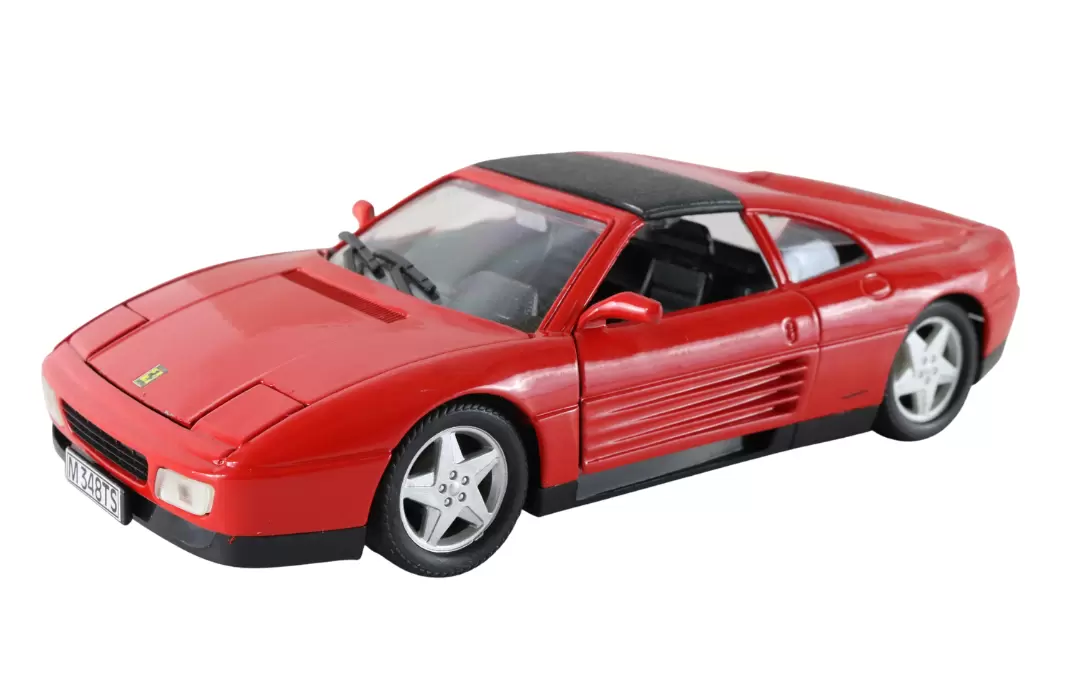 Foto da miniatura Welly Ferrari 348 TS na cor Vermelho