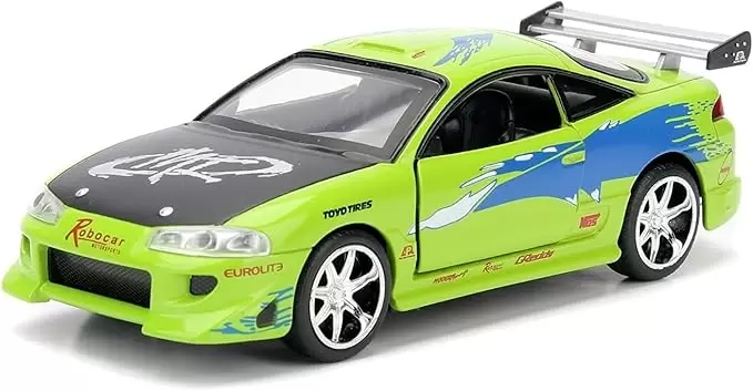 Foto da miniatura Jada Toys FAST & FURIOUS - BRIANS 1995 MITSUBISHI ECLIPSE na cor Verde