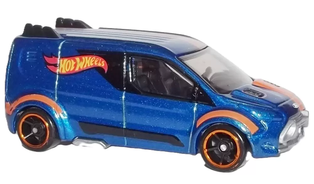 Foto da miniatura Hot Wheels HW Ford Transit Connect na cor Azul