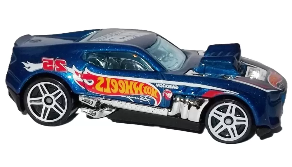 Foto da miniatura Hot Wheels Twinduction (TH) na cor Azul