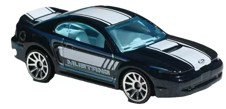 Foto da miniatura Hot Wheels 1999 Ford Mustang na cor Azul