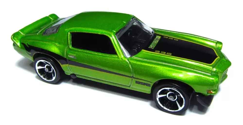 Foto da miniatura Hot Wheels 70 Camaro na cor Verde