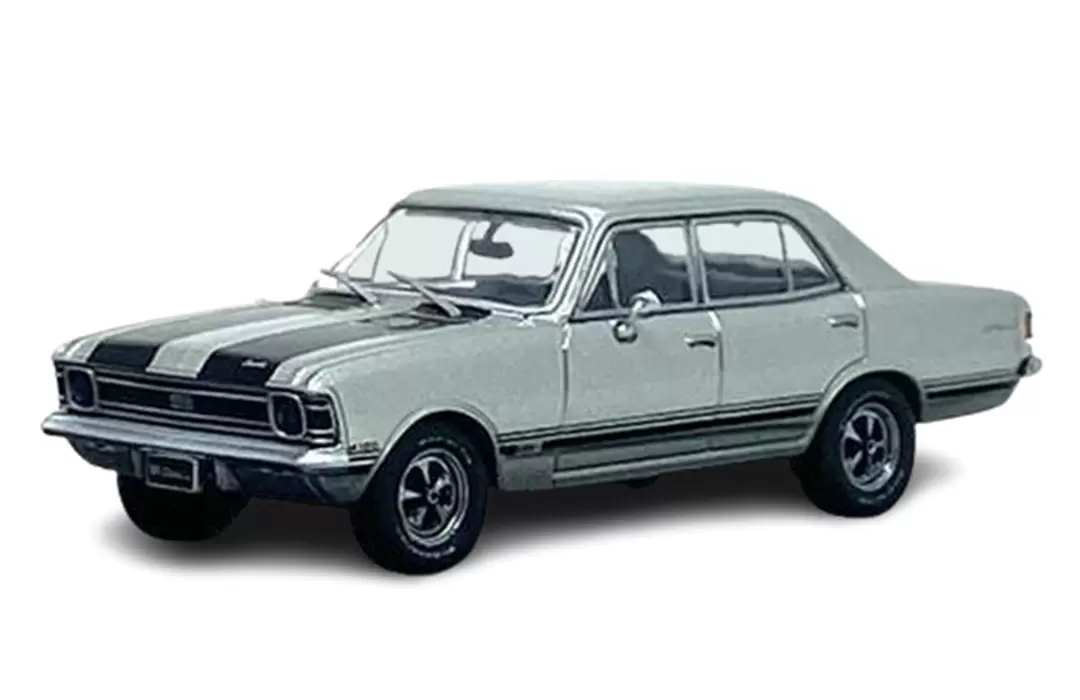 Foto da miniatura BR Classics Chevrolet Opala Sedan SS (1970) na cor Prata