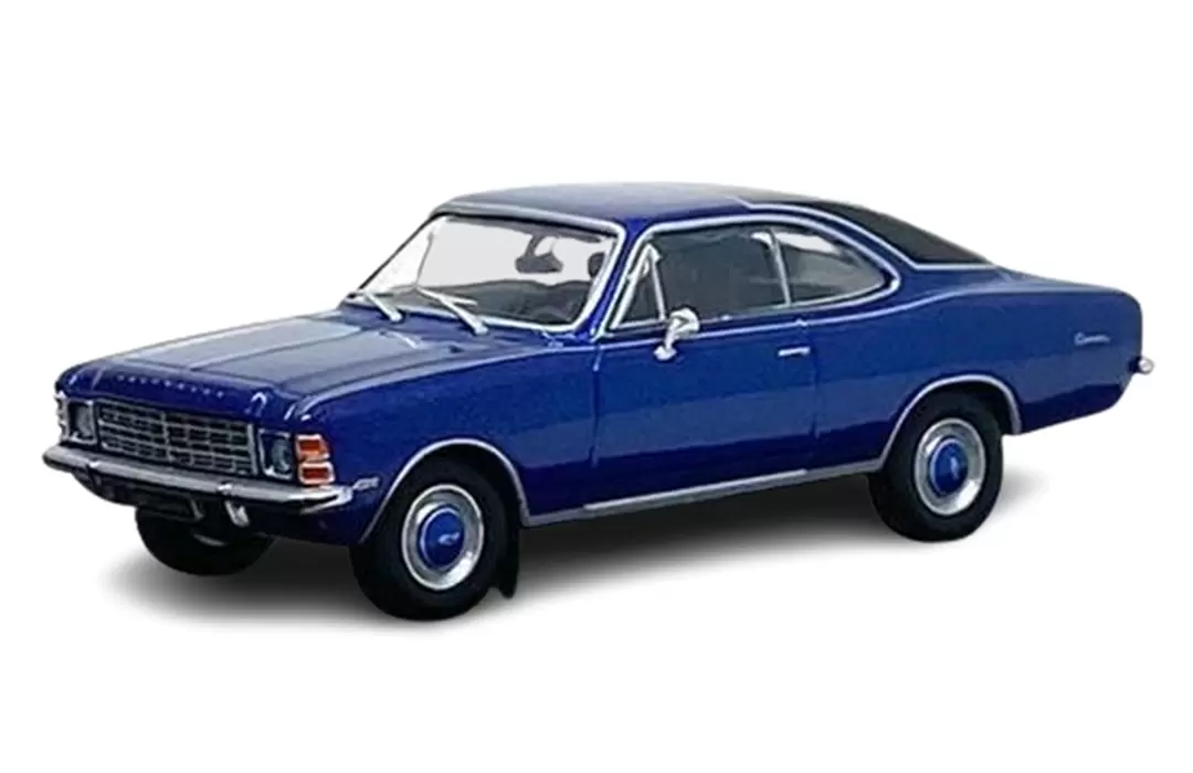 Foto da miniatura BR Classics Chevrolet Opala Comodoro Coupe (1977) na cor Azul