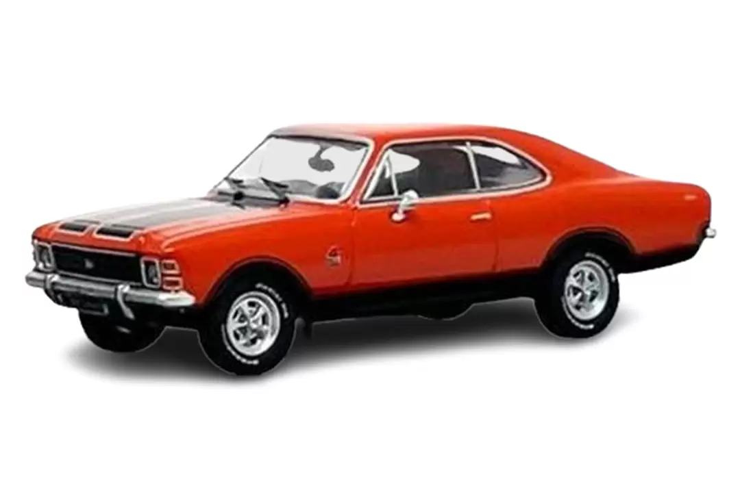 Foto da miniatura BR Classics Chevrolet Opala Coupe SS (1976) na cor Vermelho