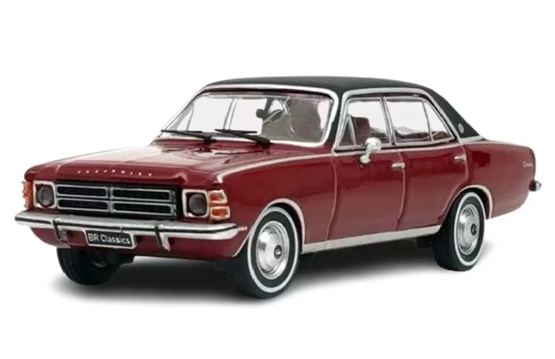 Foto da miniatura BR Classics Chevrolet Opala Sedan Comodoro (1978) na cor Marrom