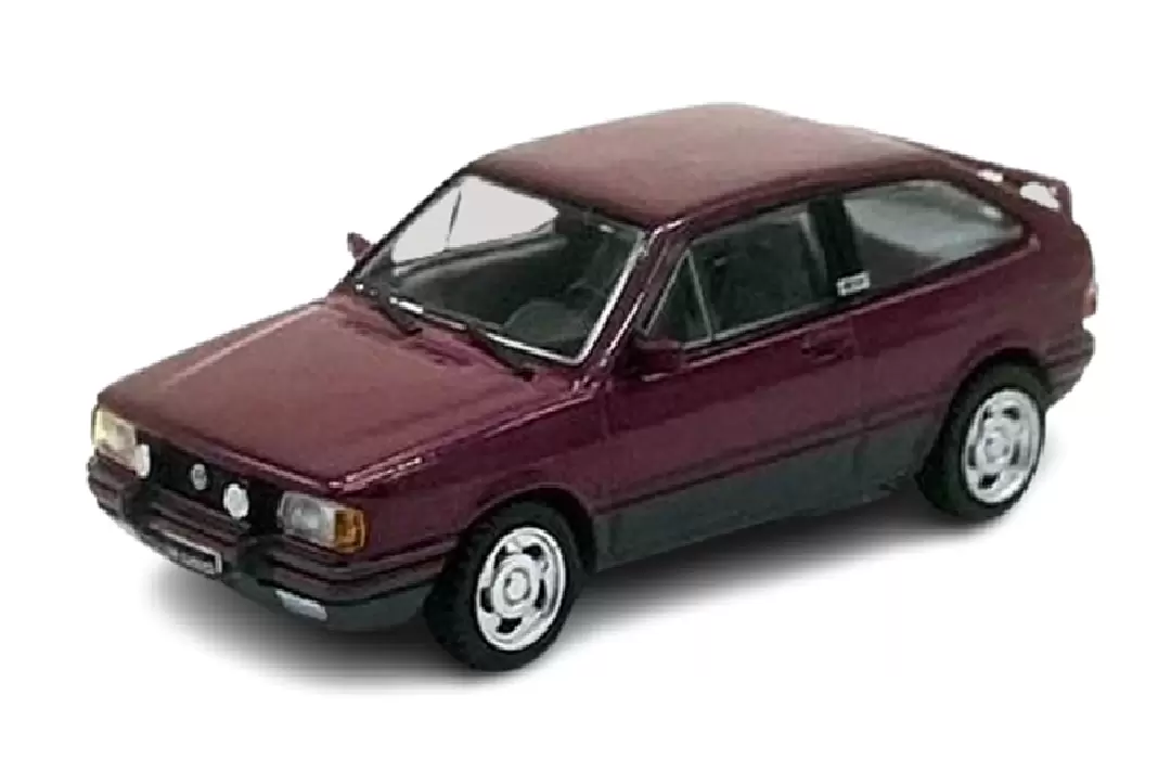 Foto da miniatura BR Classics Volkswagen Gol GTS (1994) na cor Vinho