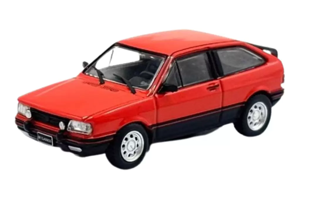 Foto da miniatura BR Classics Volkswagen Gol GTS (1988) na cor Vermelho