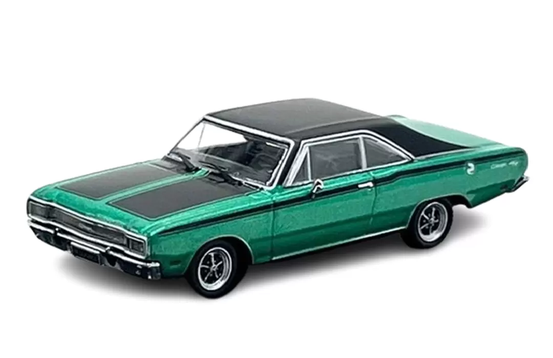 Foto da miniatura BR Classics Dodge Charger RT (1972) na cor Verde