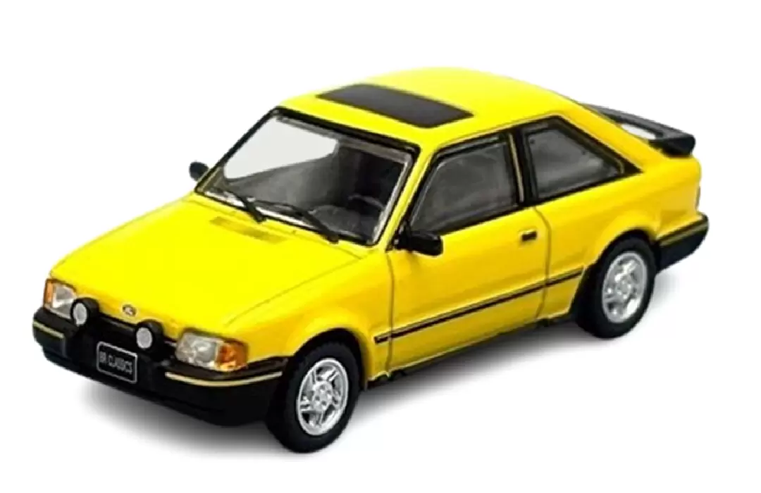 Foto da miniatura BR Classics Ford Escort XR3 (1988) na cor Amarelo