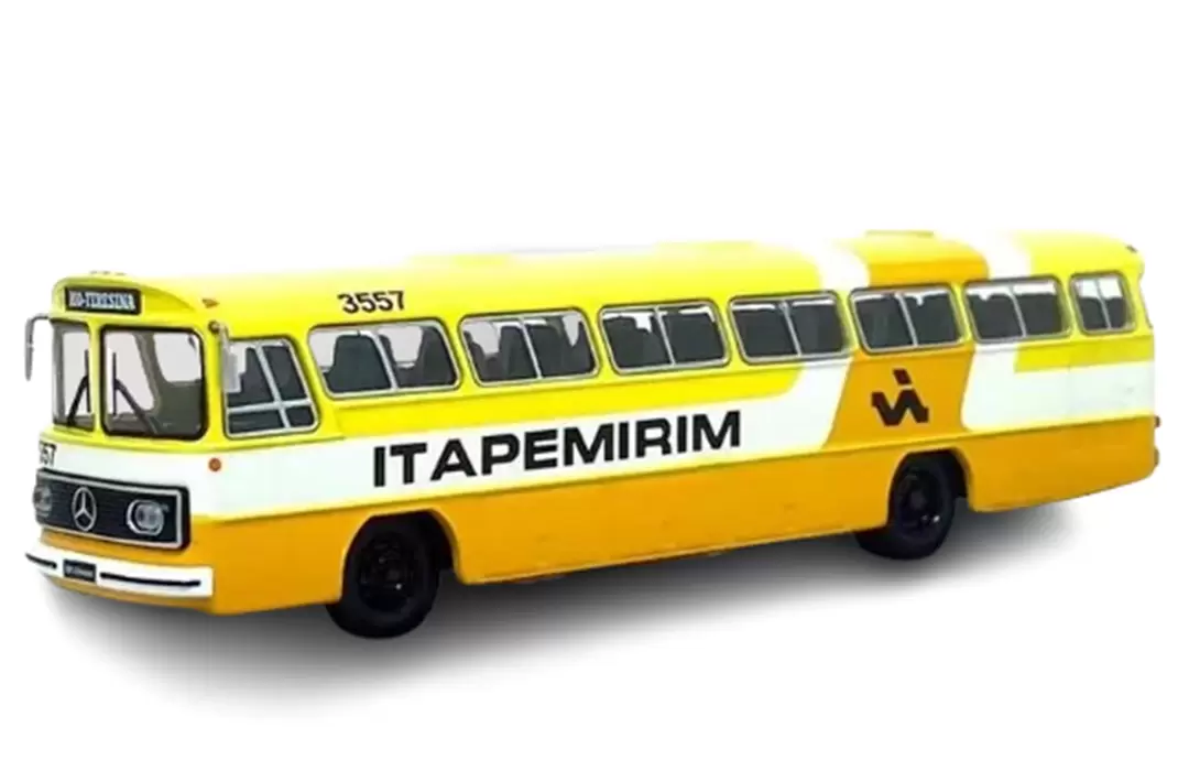 Foto da miniatura BR Classics Mercedes Benz Monobloco O 355 Itapemirim 3557 na cor Amarelo