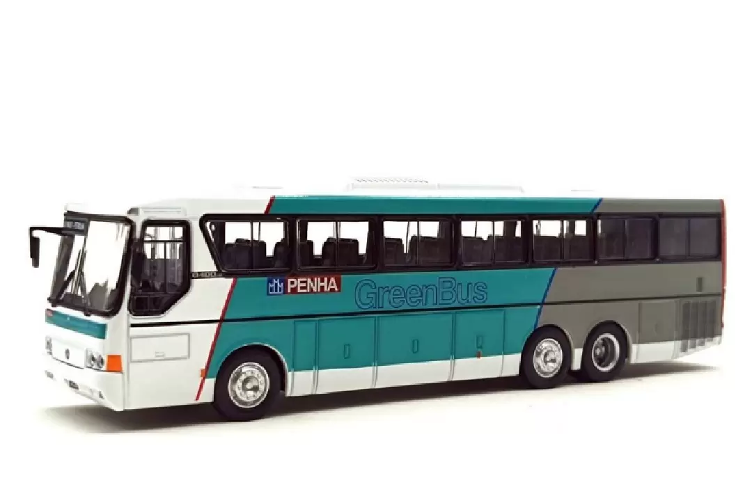 Foto da miniatura BR Classics Mercedes Benz O400 RSD Penha Green Bus 33187 na cor Verde