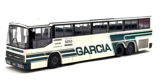 Foto da miniatura BR Classics Scania Nielson Diplomata 350 Garcia 5253 na cor Branco