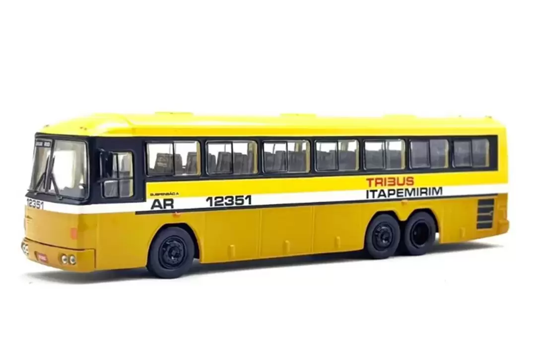 Foto da miniatura BR Classics Tecnobus Tribus II Itapemirim 12351 Pintura Saia e Blusa na cor Amarelo