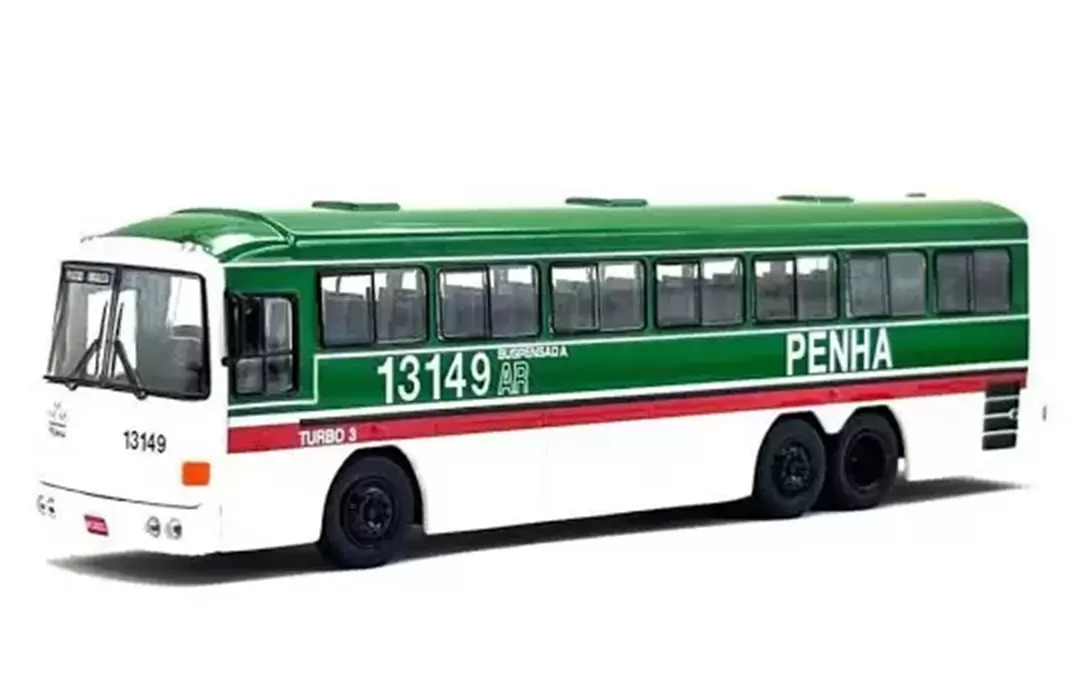 Foto da miniatura BR Classics Tecnobus Tribus II Penha 15001 Melancia 13149 na cor Verde
