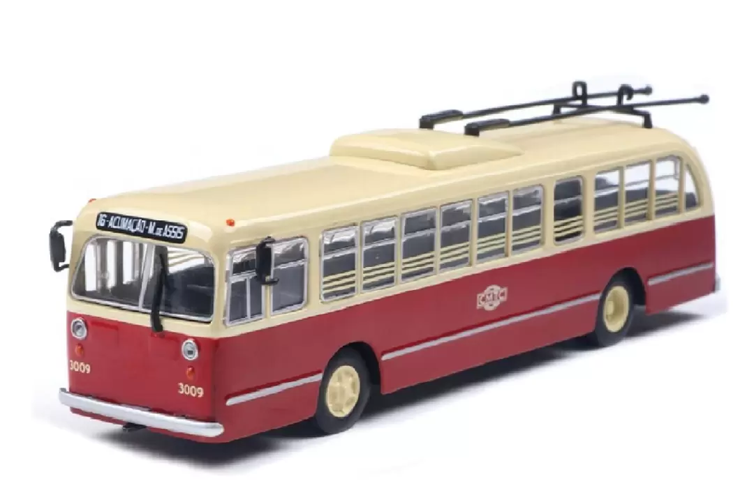 Foto da miniatura BR Classics Pullman Westinghouse CMTC Vermelho 3009 na cor Vermelho