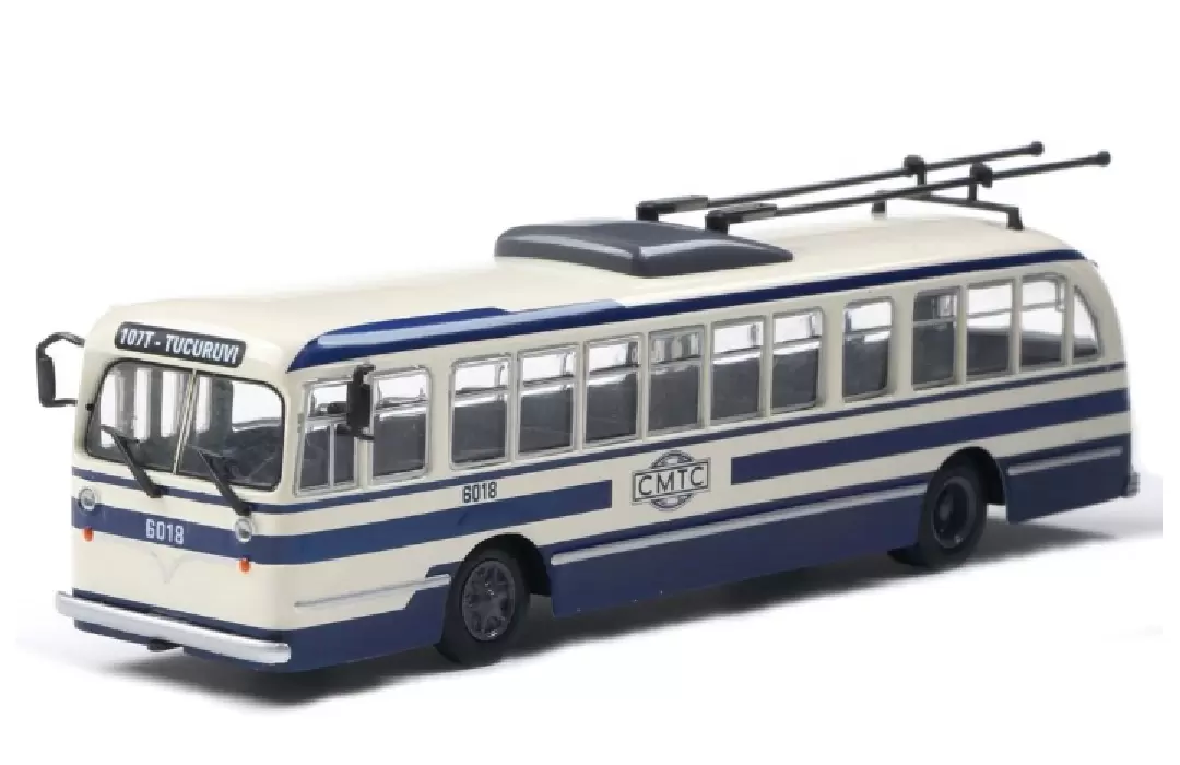 Foto da miniatura BR Classics Pullman Westinghouse CMTC Azul na cor Branco