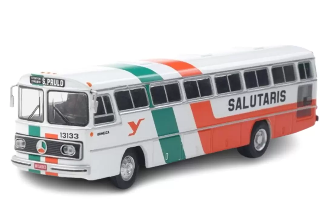Foto da miniatura BR Classics Mercedes Benz Monobloco O 355 Salutaris 13133 na cor Branco