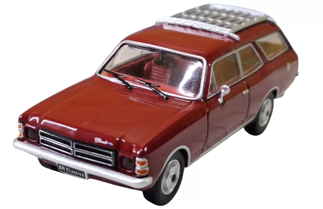 Foto da miniatura BR Classics Chevrolet Opala Caravan Château (1979) na cor Vermelho
