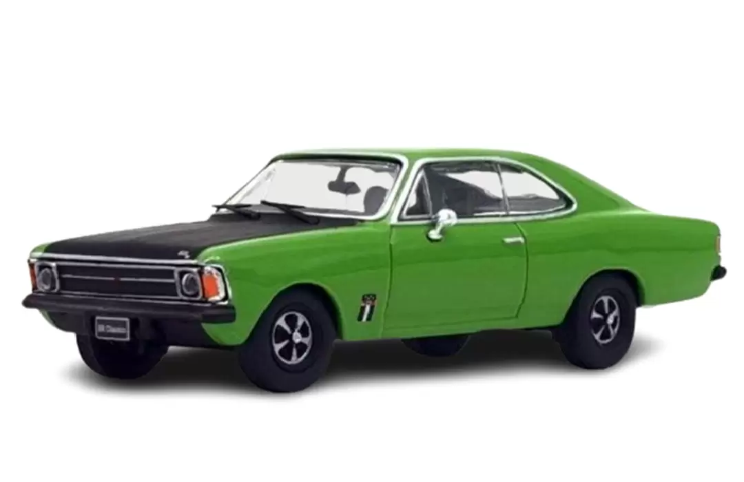 Foto da miniatura BR Classics Chevrolet Opala SS Coupe (1974) na cor Verde