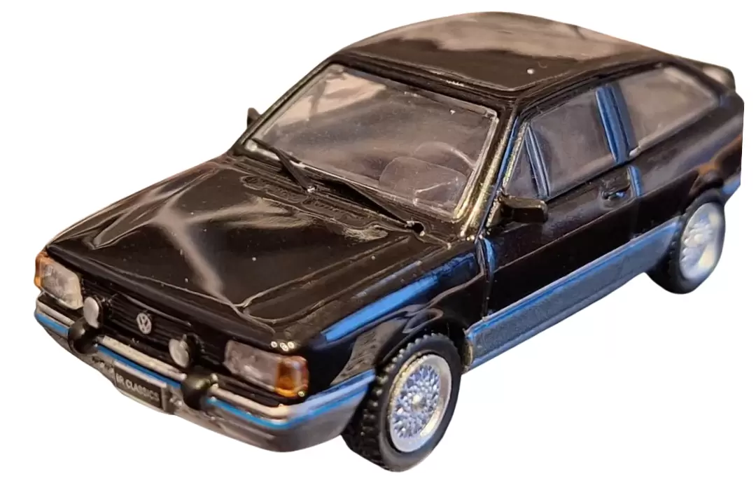Foto da miniatura BR Classics Volkswagen Gol GTI (1992) na cor Preto