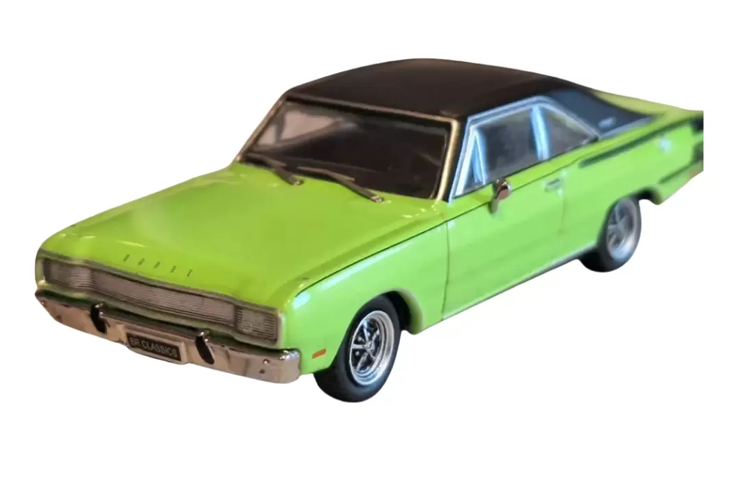 Foto da miniatura BR Classics Dodge Charger R/T (1971) na cor Verde