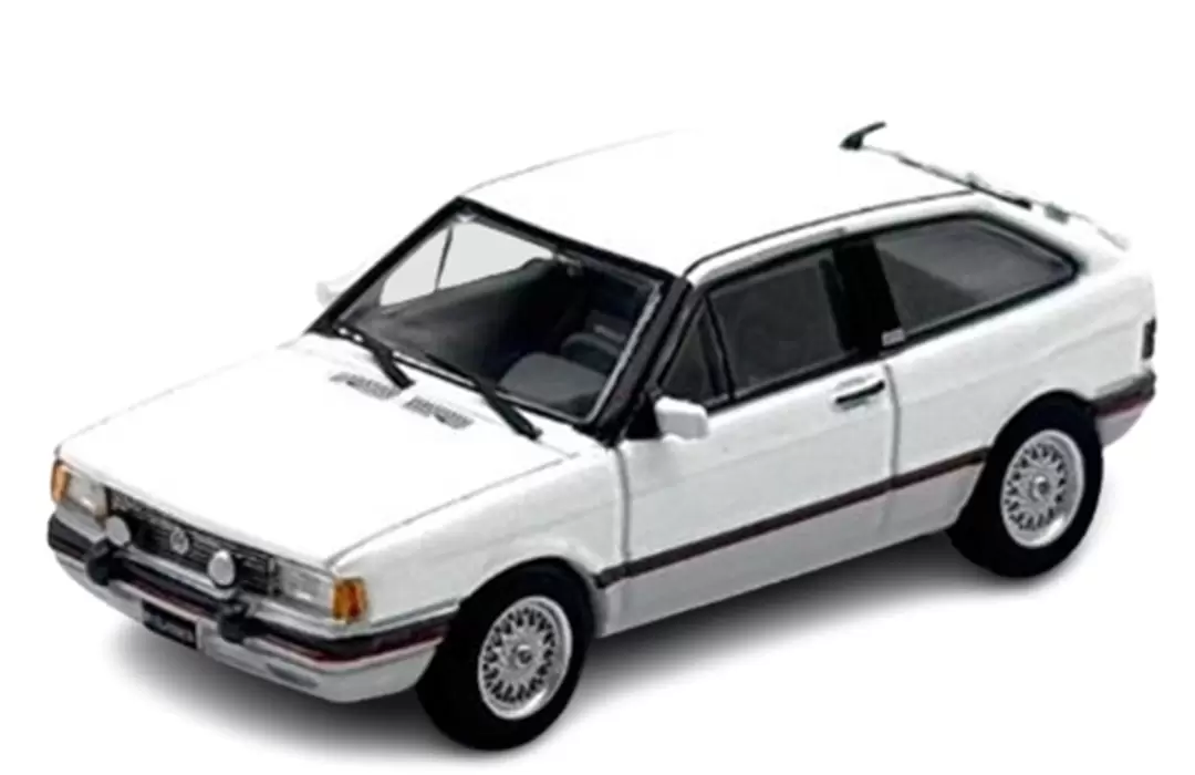 Foto da miniatura BR Classics Volkswagen Gol GTI (1993) na cor Branco