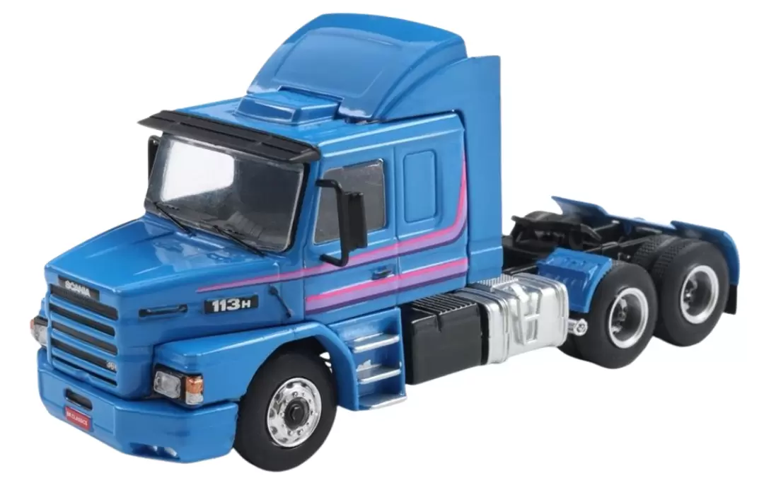 Foto da miniatura BR Classics Scania 113H na cor Azul