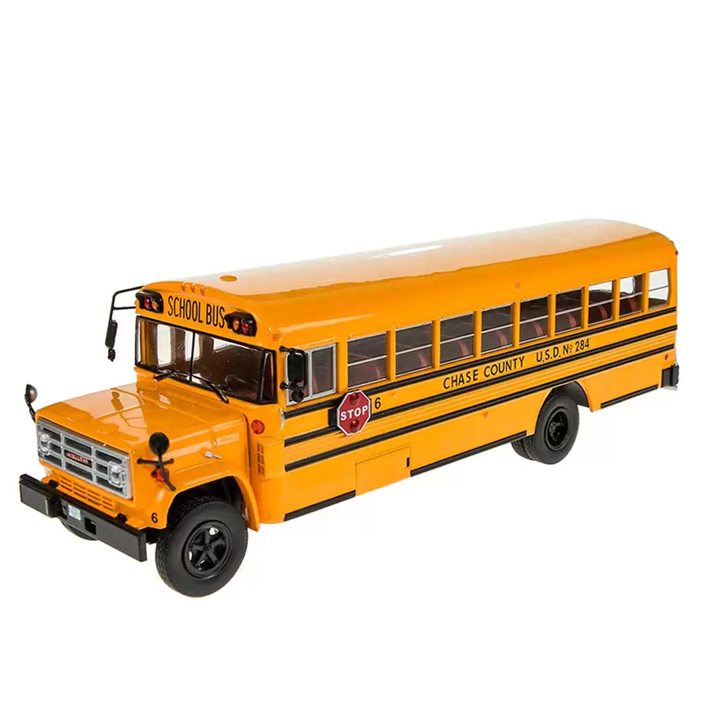 Foto da miniatura IXO GMC 6000 School Bus 1990 na cor Amarelo