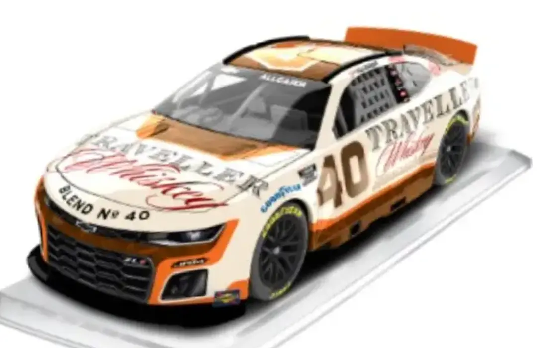 Chevrolet Camaro ZL1 Justin Allgaier #40 JR Motorsport Traveller Whiskey 2025