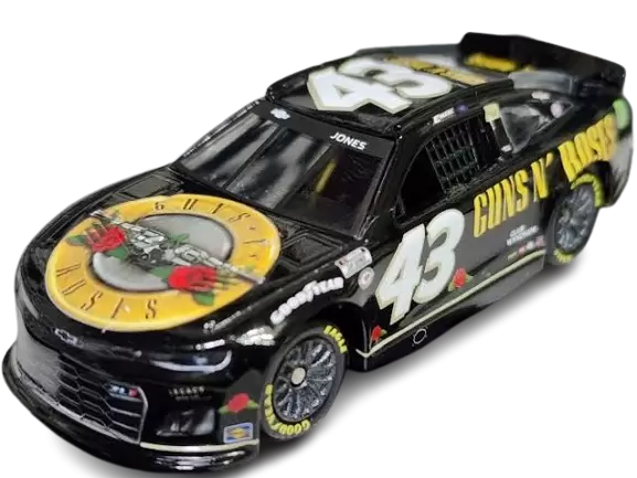 Foto da miniatura Nascar Chevrolet Camaro ZL1 Erik Jones Legacy Motor Club 2023 na cor Preto